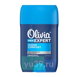 Антиперспирант-стик ALVIERO Olivia - expert Clean Comfort MEN 50мл