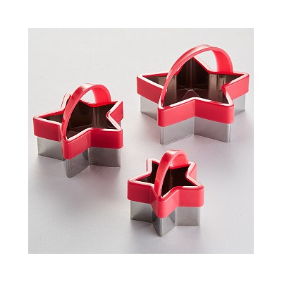 Набор кулинарных форм ВЕ-4481/3 3шт Звезда 8 6 5 см розовый (144)