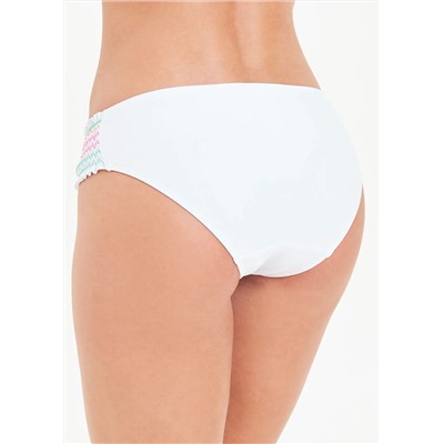 Shirred Stitch Bikini Bottoms