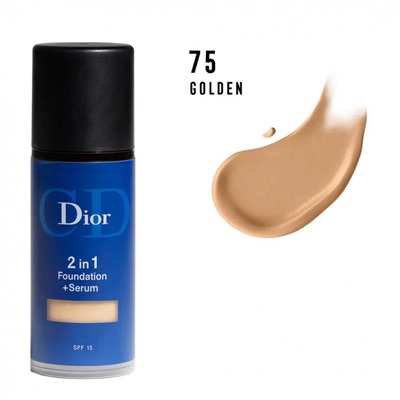 Тональный крем Dior 2in1 Foundation + Serum SPF 15 30 ml #75 Golden