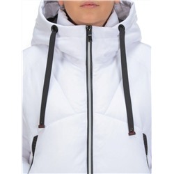 21068 WHITE Куртка зимняя женская FLANCE ROSE (200 гр. холлофайбера)