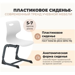 Стул SHT-S-TN22/5-7
                        а5-7 серый / антрацит