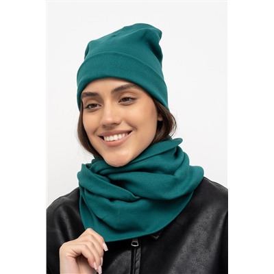 Шапка 25-608L11 св.изумруд