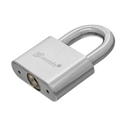 Замок навесной, хромированное покрытие 60 мм Matrix