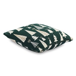 Подушка вязаная с новогодним рисунком Whitewood из коллекции New Year Essential, 45x45 см