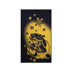 Полотенце махровое 6с103.412ж1 Морозко(т.желтый) 50х90см