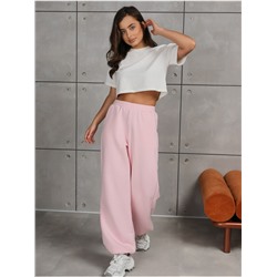 Брюки "Диагональ" Розовый  Женские