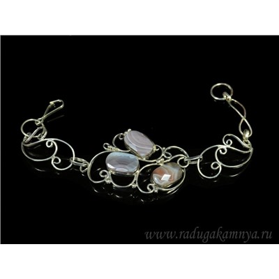 Браслет агат ботсвана, 18см.