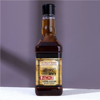 Гель для душа виски «На удачу», 500 мл, аромат древесный с пряными нотами, Чистое счастье