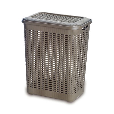 Корзина для белья Rattan, 50 л, цвет МИКС