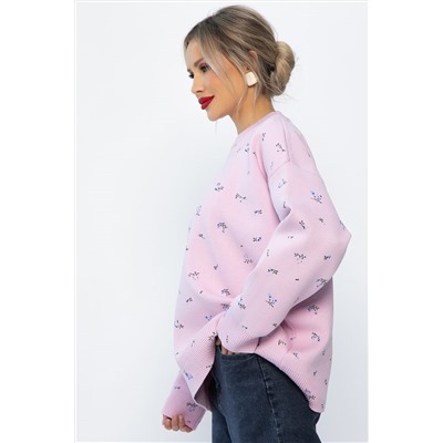 Свитер оверсайз Анита (сиреневый) Б14760-1М