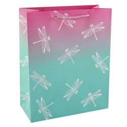 Пакет подарочный 26*32*12 Dragonfly 210г/м2 КОКОС 242555/12/Китай