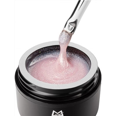 Manita Professional Гель моделирующий для ногтей с хлопьями юки / Builder Gel Moonlight №06, 15 мл