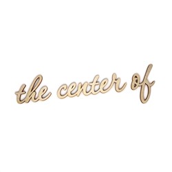 the center of