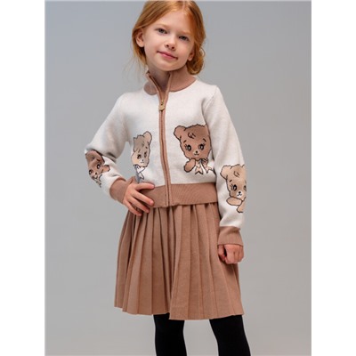 Комплект для девочки: кардиган, юбка