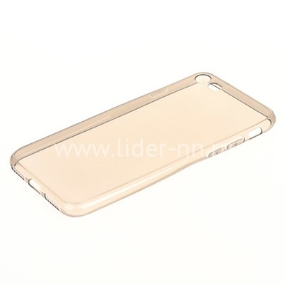 Задняя панель для  iPhone7/8 Силикон  черная (пакет)
