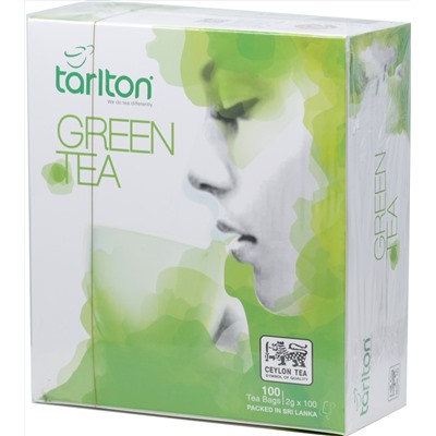 TARLTON. Green Tea карт.пачка, 100 пак. (Уцененная)