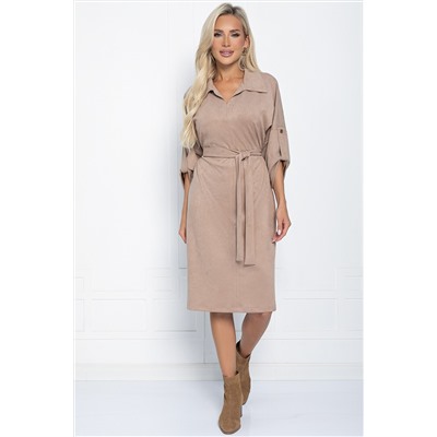 Платье Нежность осени (кофе с молоком) П11270