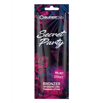 SuperTan Бронзатор для загара с экстрактом грецкого ореха / Secret Party, 15 мл