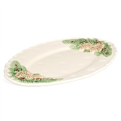 БЛЮДО СЕРВИРОВОЧНОЕ "GREEN PINE" 31*20*2,5 СМ