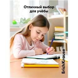 Ручка шариковая ErichKrause ErgoLine Kids Ultra Glide, первоклассника, эргономичный держатель, корпус Soft-touch, узел 0.5 - 0.7 мм, чернила синие, МИКС