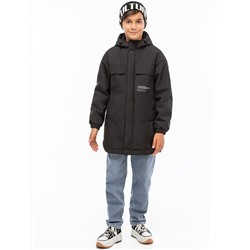 Куртка утеплённая для мальчика NIKASTYLE 4м6525 Черный Nikastyle