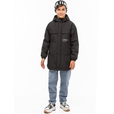 Куртка утеплённая для мальчика NIKASTYLE 4м6525 Черный Nikastyle