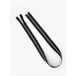 Молния металлическая, №5, разъёмная, замок автомат, 80 см, чёрная