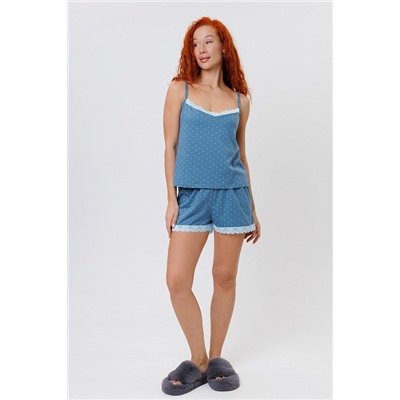 Женская пижама с шортами 2257 / Синий