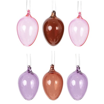 GAEM Набор из 6-ти изделий декоративных подвесных "Яйцо пасхальное" (4*7), L13 W15,5 H4 см