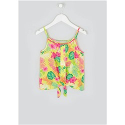 Girls Tropical Print Cami (4-13yrs)