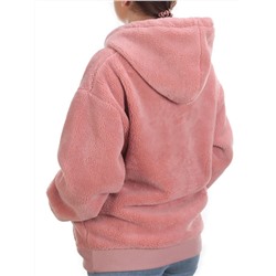 108 PINK Худи женское Тедди на флисе