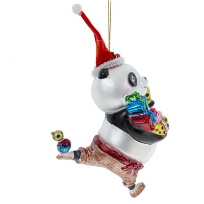 Украшение новогоднее "Панда", L9 W6,5 H17 см