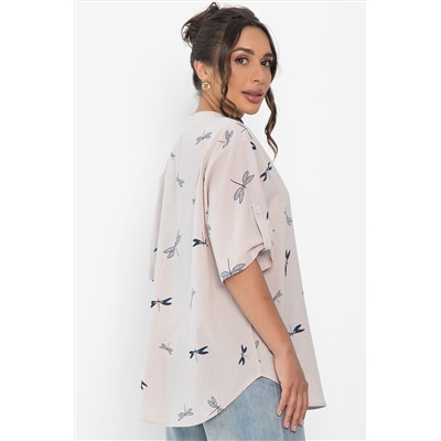 Блуза Флоретта (бежевая) Б13974-20М