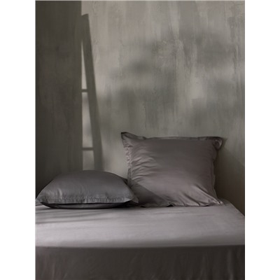 Простыня на резинке SL Home Tencel 200*200+30 см , цв. серый