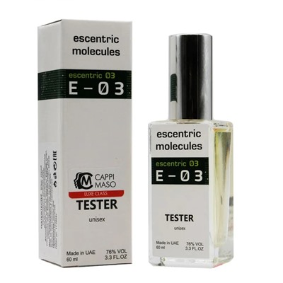 Tester EU Escentric Molecules Escentric 03 60 ml
