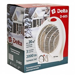 Тепловентилятор электрический 2000 Вт DELTA D-605