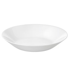 OFTAST Tiefer Teller, weiß, 20 cm