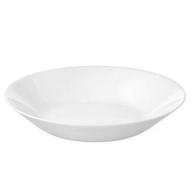 OFTAST Tiefer Teller, weiß, 20 cm