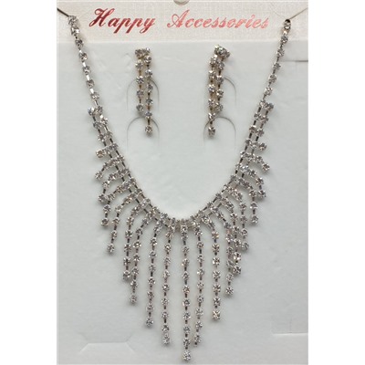 Комплект украшений Happy Accessories COM4, серебро