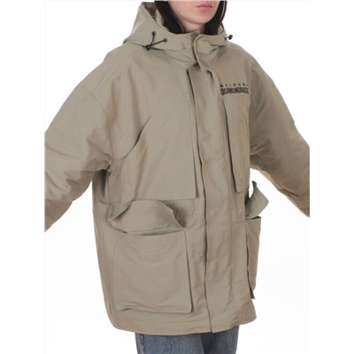 3106 GRAY Куртка демисезонная женская (100 гр. холлофайбер)