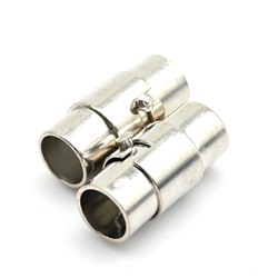 Концевик для шнурков 6мм,  замок магнитный с фиксатором