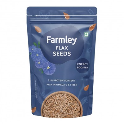 Семена Льна (200 г), Flax Seeds, произв. Farmley