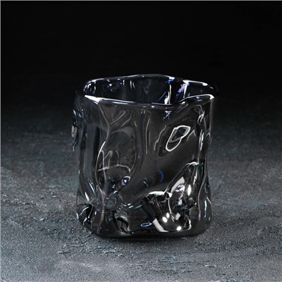 Стакан стеклянный Magistro IceBar. Black, 250 мл, цвет серый