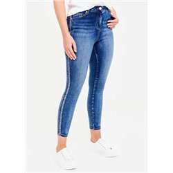 April Side Tape Skinny Jeans