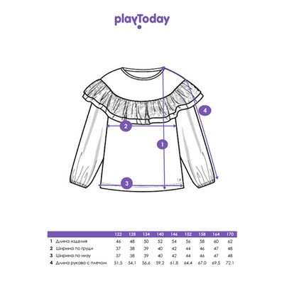 Блузка для девочки