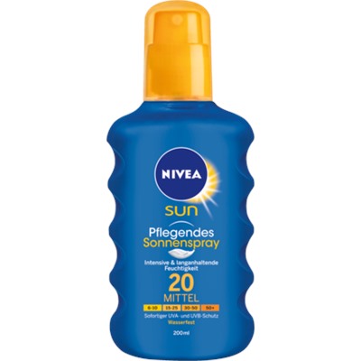 NIVEA SUN Спрей для загара LSF 20, 200 мл