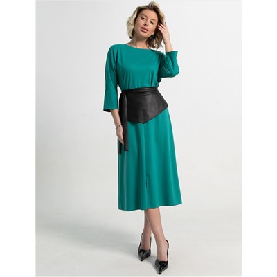 Платье Эмилия (зеленое море) П15388-18М