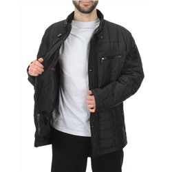 1561 BLACK Куртка мужская демисезонная  (70 гр. холлофайбер)