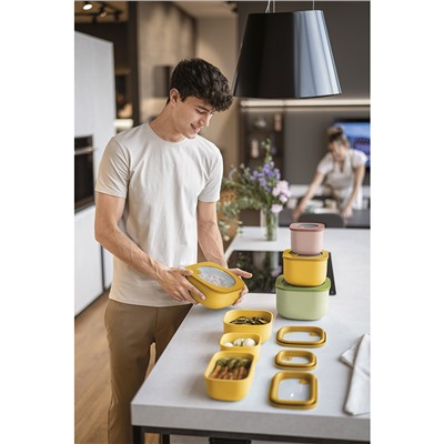 Контейнер для хранения Store&More, 1,55 л, розовый